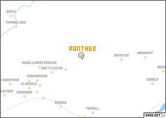 map of Panther