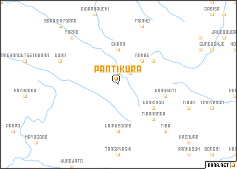 map of Panti Kura