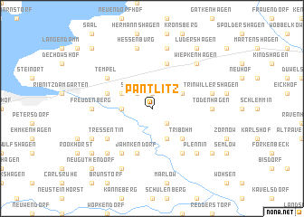map of Pantlitz