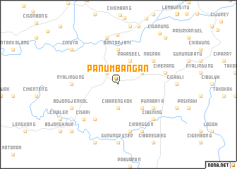 map of Panumbangan