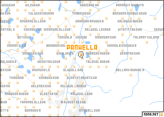 map of Panwella