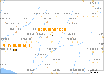 map of Panyindangan