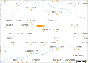 map of Panyshi