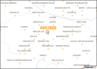 map of Panzano