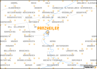 map of Panzweiler