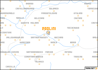 map of Paolini