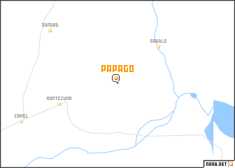 map of Papago