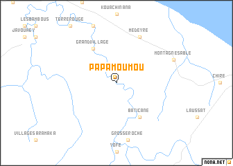 map of Papa Moumou