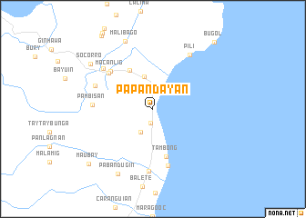 map of Papandayan