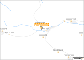 map of Papanino