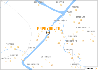 map of Papaya Alta