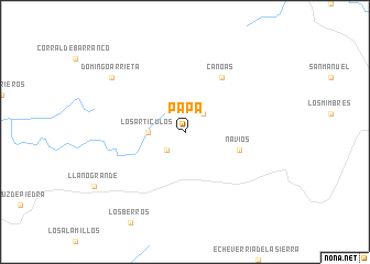 map of Papa