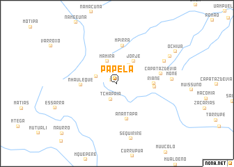 map of Papela