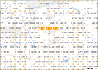 map of Papenberg