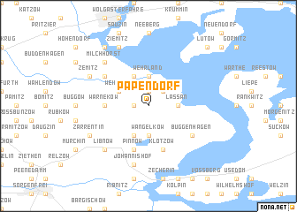 map of Papendorf