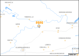 map of Pape