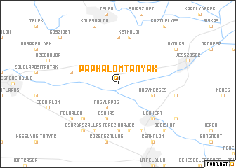 map of Paphalomtanyák