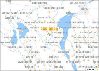 map of Pāpīābād