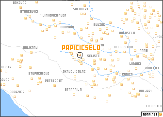map of (( Papičić Selo ))