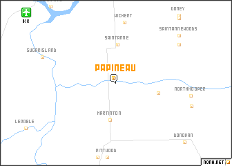 map of Papineau