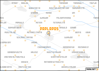 map of Paplapos