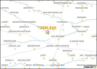 map of Papleux