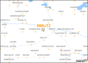 map of Paplitz