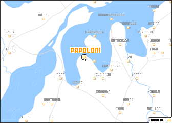 map of Papoloni