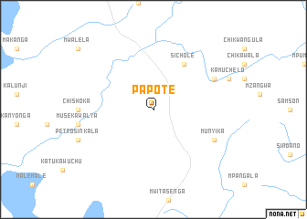 map of Papote