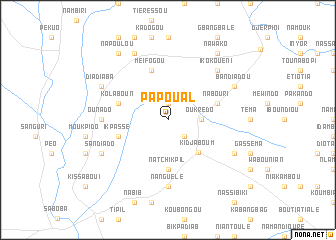 map of Papoual