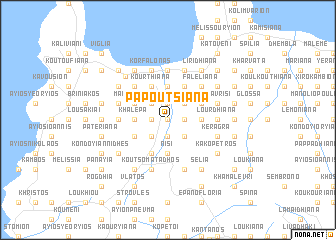 map of Papoutsianá