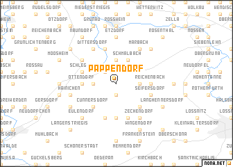 map of Pappendorf