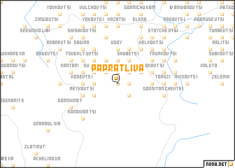 map of Papratliva