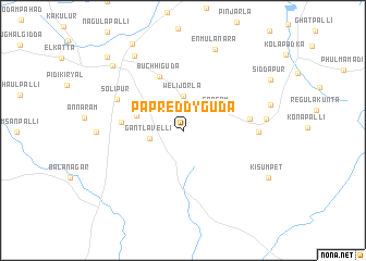 map of Papreddyguda
