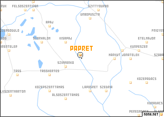 map of Paprét