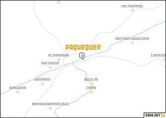 map of Paquequer