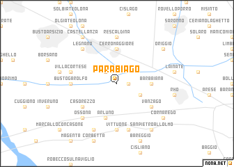 map of Parabiago