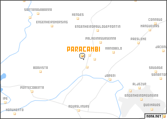 map of Paracambi