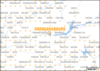 map of Parada de Bouro