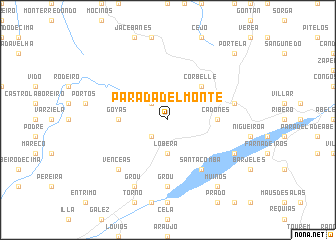 map of Parada del Monte