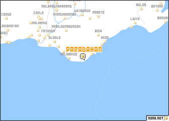 map of Paradahan