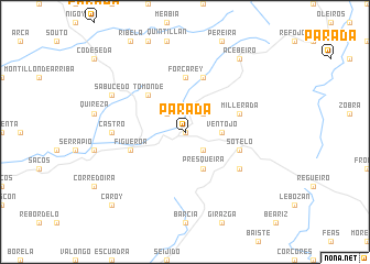 map of Parada