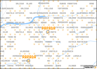 map of Parada