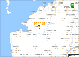 map of Parada