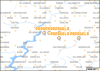 map of Paradela