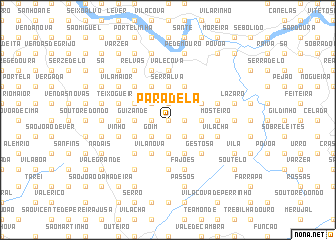 map of Paradela