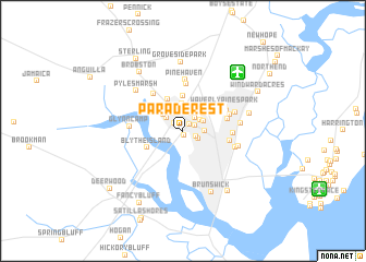 map of Parade Rest