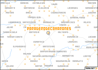 map of Paradero de Camarones