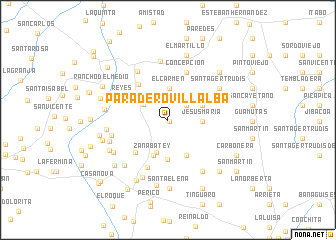 map of Paradero Villalba