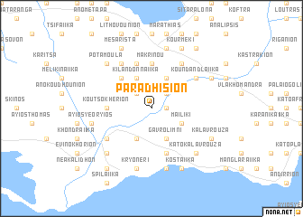 map of Paradhísion